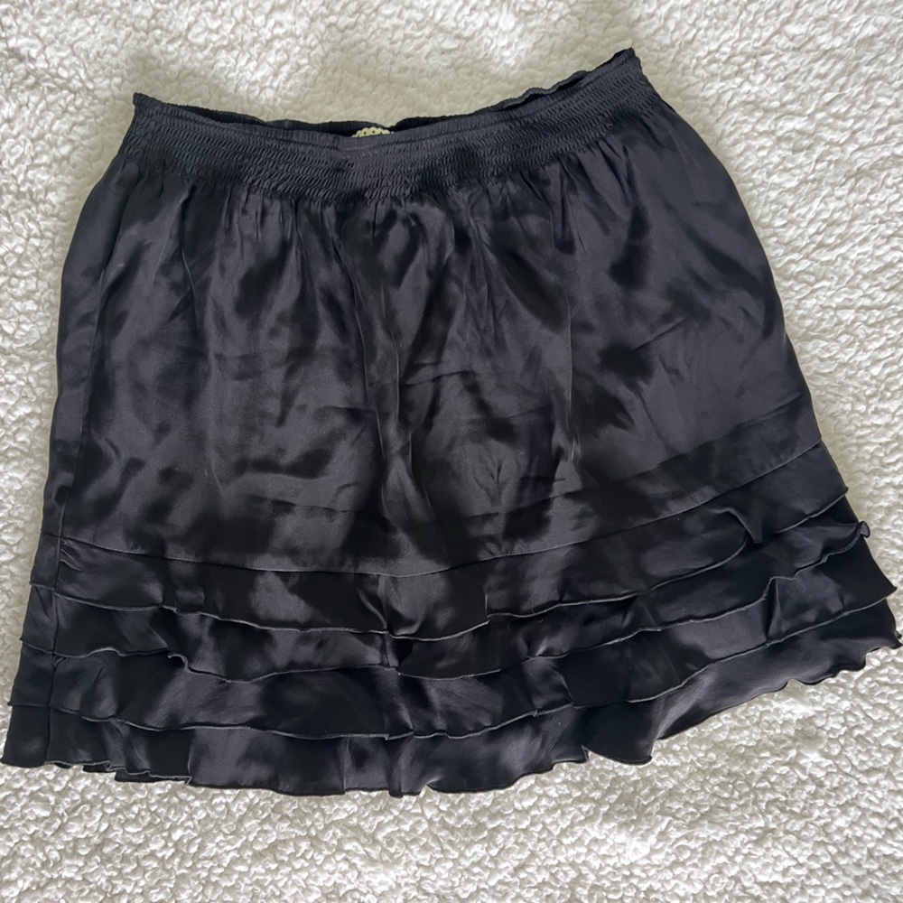 Y2K 100% silk miniskirt